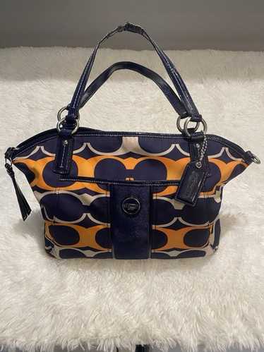 バッグ archive COACH Signature Pocket Hand Bag Coach signature satchel pocket - Gem