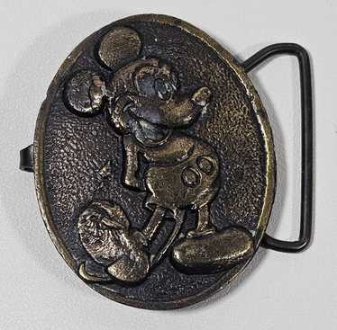mickey mouse belt buckle