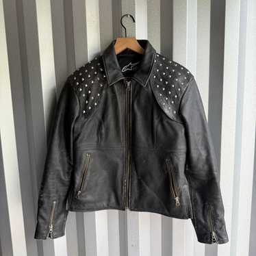 Black alpinestars biker jacket - Gem