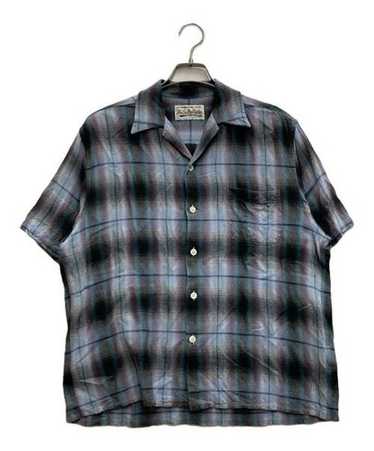 トップス WACKO MARIA OMBRE CHECK SHIRT M WM-GRAY-1.jpg?v=1731618579&