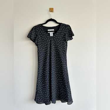 JESSICA HOWARD 黒ベロアドレス 80s-90s USA Jessica howard vintage black - Gem