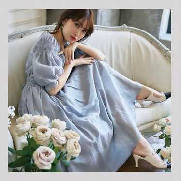ワンピース Her lip to dreamscape twill dress Her lip to Dreamscape Twill Dress