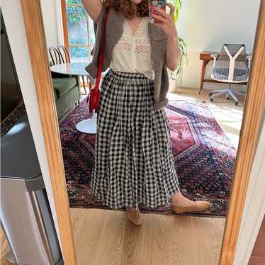 Ichi Antiquites Linen Skirt - Gem