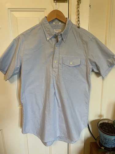 トップス Engineered Garments Popover BD Chambray Engineered Garments Popover BD Shirt - Blue Cotton Chambray