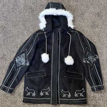 Ameri mode black faux - Gem