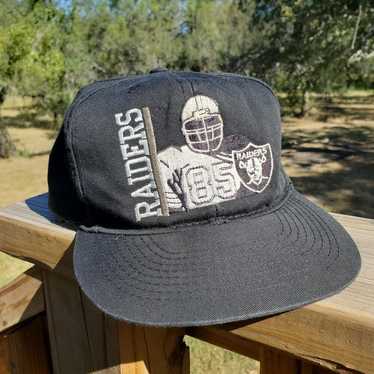 Los Angeles LA Raiders Snapback Cap Hat Black & Silver with