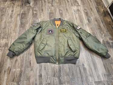 AVIREX VINTAGE MA-1 MIL-J-8279A 初期モデル L AVIREXアヴィレックス□美品 USAF 1950s 復刻 MIL-J-8279A 初期