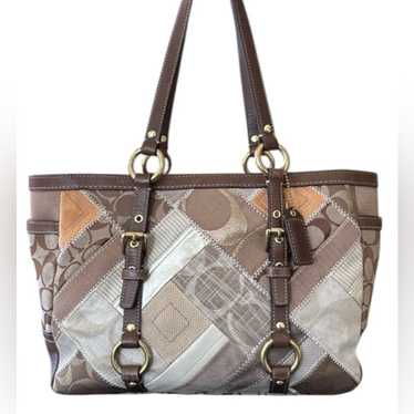 Coach patchwork tote euc - Gem