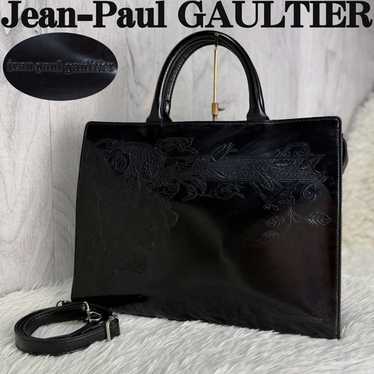 希少Jean Paul Gaultier 2way レザーバッグ 黒系
