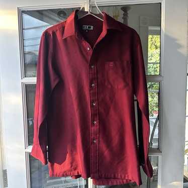 Tシャツ・カットソー DAKS Black European imported leather interior check line poi Daks Men's L International Check Shirt