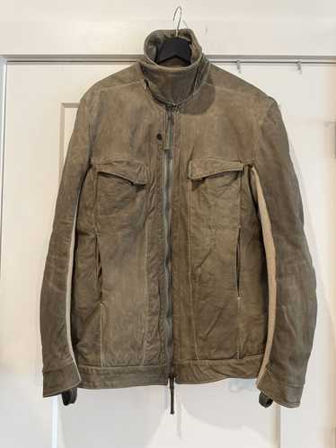 BORIS BIDJAN SABERI トラウザー 希少size XL BORIS BIDJAN SABERI CROPPED TROUSER / WAX GUM DYED & BODY