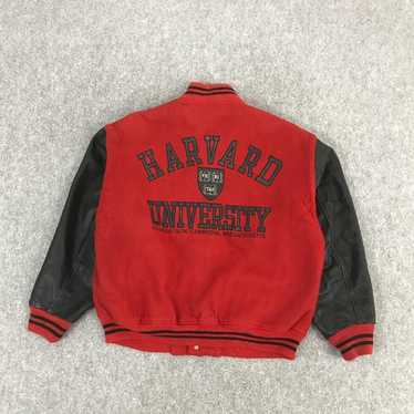 ジャケット・アウター Harvard leather sleeve stadium jumper Harvard leather sleeve stadium jumper