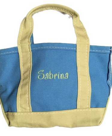 Small canvas boat tote - Gem