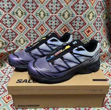 まSALOMON XT-6 CHROMATIC BlueFog27.5cm Salomon Unisex XT-6 Chromatic Black / Blue Fog / Cadet Low