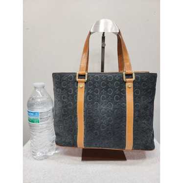 バッグ CELINE C MACADAM SUEDE TOTE HAND BAG Celine macadam suede tote - Gem