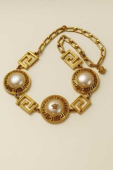 90's VERSACE Medusaのクールなチェーンベルト INTO · INTO