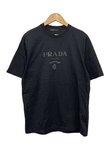 【PRADA】Tシャツ PRADA (プラダ) 異素材ポケット クルーネック 半袖 Tシャツ