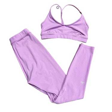 関税・送料込み!【国内発送】Alo Yoga Blissful ribbed レギンス Alo Yoga】High-Waist Airlift Legging (ALO Yoga/フィットネス