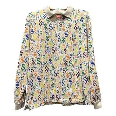 トップス SUPREME Currency Jacquard Zip L/S Polo Supreme Currency Jacquard Zip L S Polo (FW22) - $118