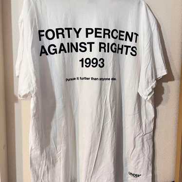 トップス FORTY PERCENT AGAINST RIGHTS tee L Forty Percent Against Rights FPAR Black Stock Logo Tee XL | eBay