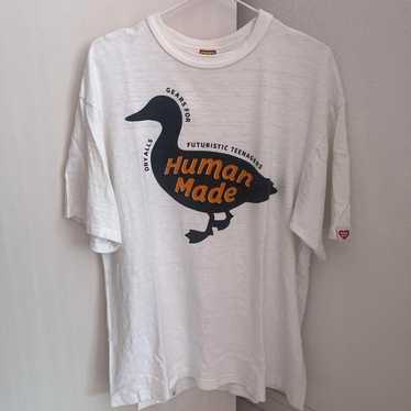 【激安通販オンラインショップ】 Human made/t-shirt/l/cotton/wht/graphic/ - Gem トップス