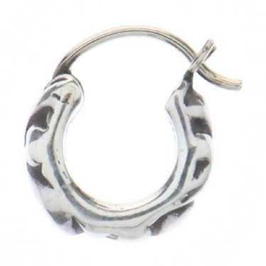 正規 CHROME HEARTS Scroll Hoop Pierce Chrome hearts scroll hoop - Gem