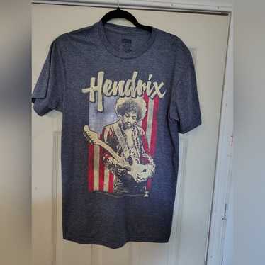 moussy Jimi Hendrix ラインストーン ビンテージT 赤 Hanes(ヘインズ) / jimi hendrix/フライングアイボール/80s/T
