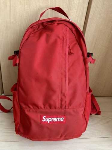 [週末セール】Supreme 18SS Backpack Cordura Box Supreme Cordura SS18 Ripstop Nylon Backpack Royal Blue - 100