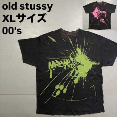 【OLD STUSSY】Stussy Paint Link Tee Stussy Vintage Rat Paint Tee Black Size Medium | eBay