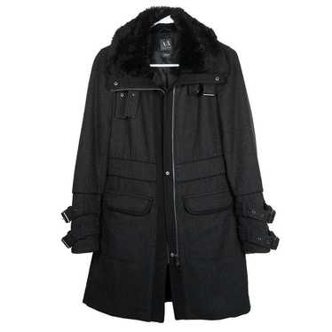 ジャケット・アウター ARMANI EXCHANGE - sheepskin flare coat Giorgio Armani Shearling Sheepskin Coat in Black for Men | Lyst