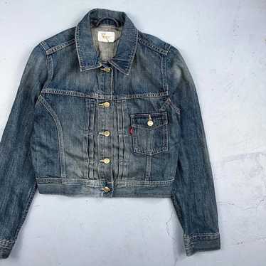 40s Levis 506XX デニムジャケット 針刺しバックル 鬼ヒゲ 44程