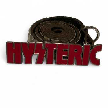 【HYSTERIC GLAMOUR】 ratchet belt red HYSTERIC GLAMOUR】 ratchet belt red