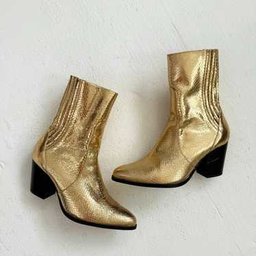 ZARA（ブーツ ・ ゴールド/金色系）のフリマアイテム一覧