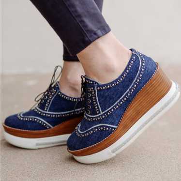Miu miu denim sneakers - Gem