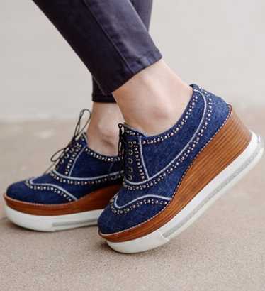 Miu miu denim sneakers - Gem