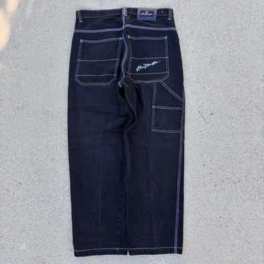 〈 KNO BETTA 〉wide painter jeans Men's Baggy Ultra Wide Leg Jeans Y2K Loose Fit Denim Pants