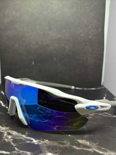 NEW* Oakley RADAR EV PATH White Sky Blue Sapphire PRIZM lens
