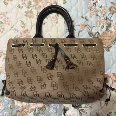 MIU MIU Vintage brown tumbled crinkled leather large travel