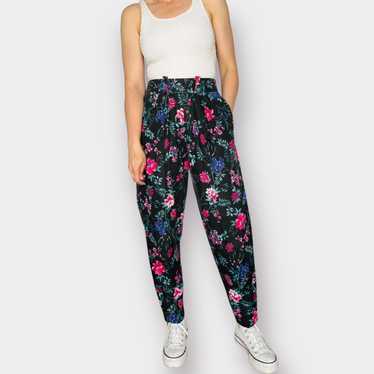 80s vintage floral pants - Gem