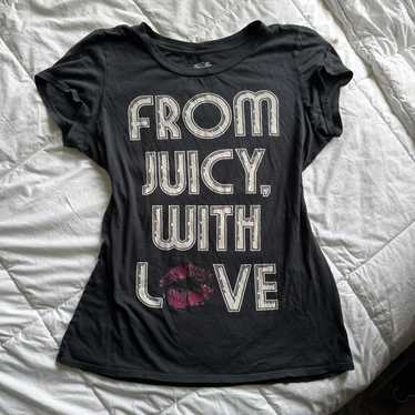 T26 Juicy Couture ロンT ブラック S 古着 T26 Juicy Couture ロンT ブラック S 古着 Early 2000s Juicy