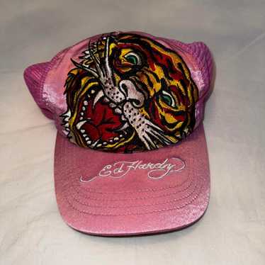 Pink ed hardy hat - Gem