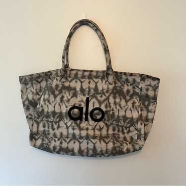 エコバッグ Alo Yoga Iconic Shopper Tote Bag Grey Tiedye alo womens Iconic Shopper Tote Grey Tie dye oversized bag | eBay