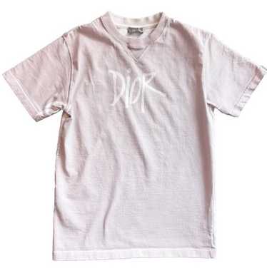 Dior x Shawn Pink Garment-Dyed T-Shirt | INC STYLE