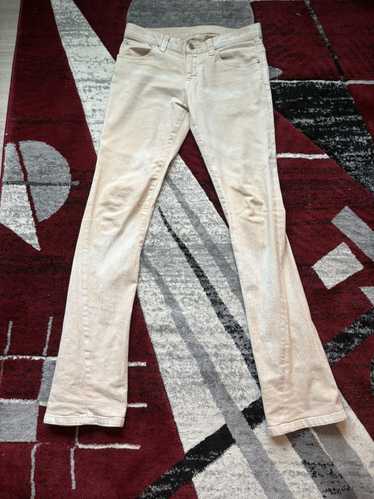 パンツ TORNADO MART white flare denim Tornado Mart White Jeans | TikTok