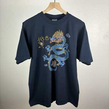 90S USA製 Diana Dee Tyler Vintage Shirt 1992 Diana Dee Tyler Butterfly Caterpillar Art