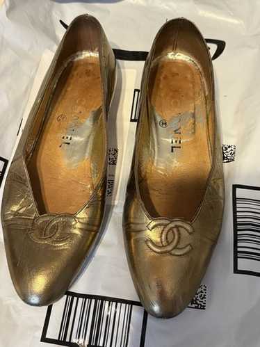 てなグッズや Chanel gold ballet - Gem 靴