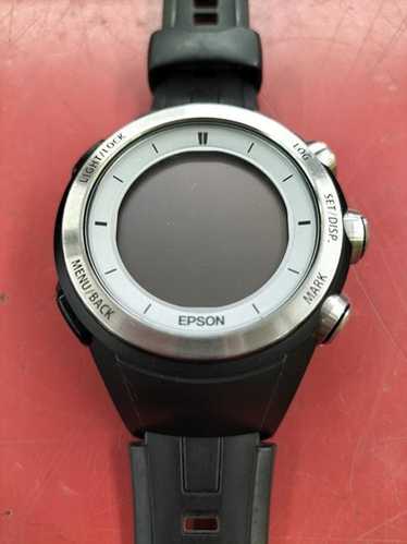SEIKO エプソン　腕時計　GPS MZ-500 ブラック 美品 Yahoo!オークション -「(epson エプソン) (mz-500 mz-500b mz