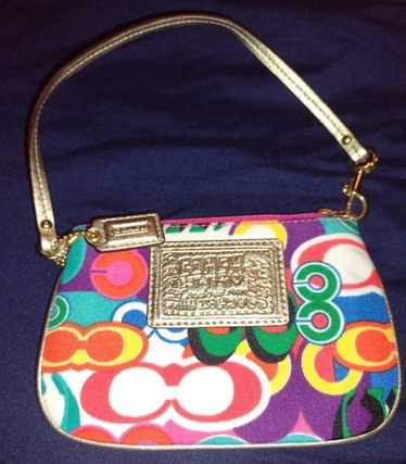 バッグ COACH Poppy Graffiti Accessory pouch COACH Limited Edition Poppy Graffiti Double Flap Pocket Hobo