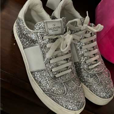 Valentino garavani sneakers silver - Gem
