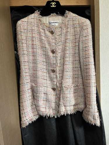 Chanel no-collar tweed jacket - Gem